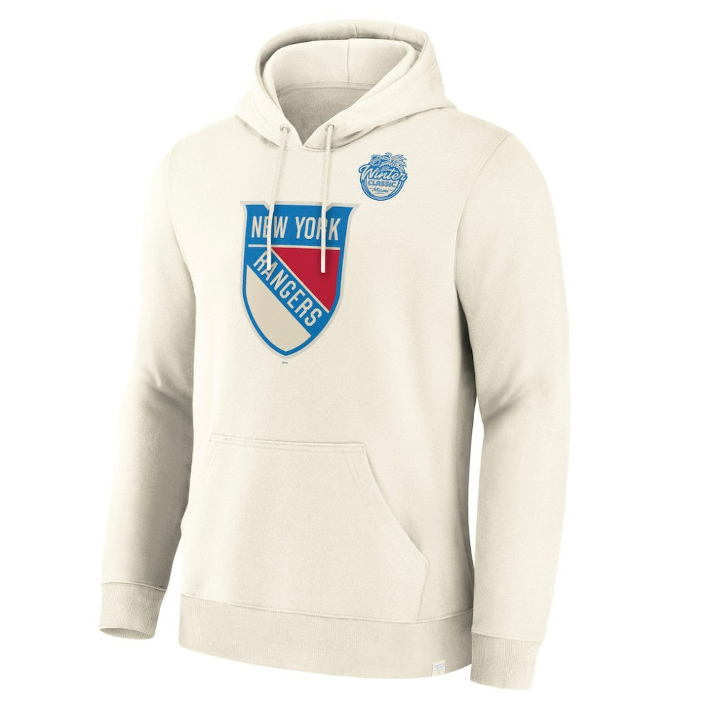 New York Rangers Fanatics 2026 NHL Winter Classic Pullover Hoodie - Cream - NHL