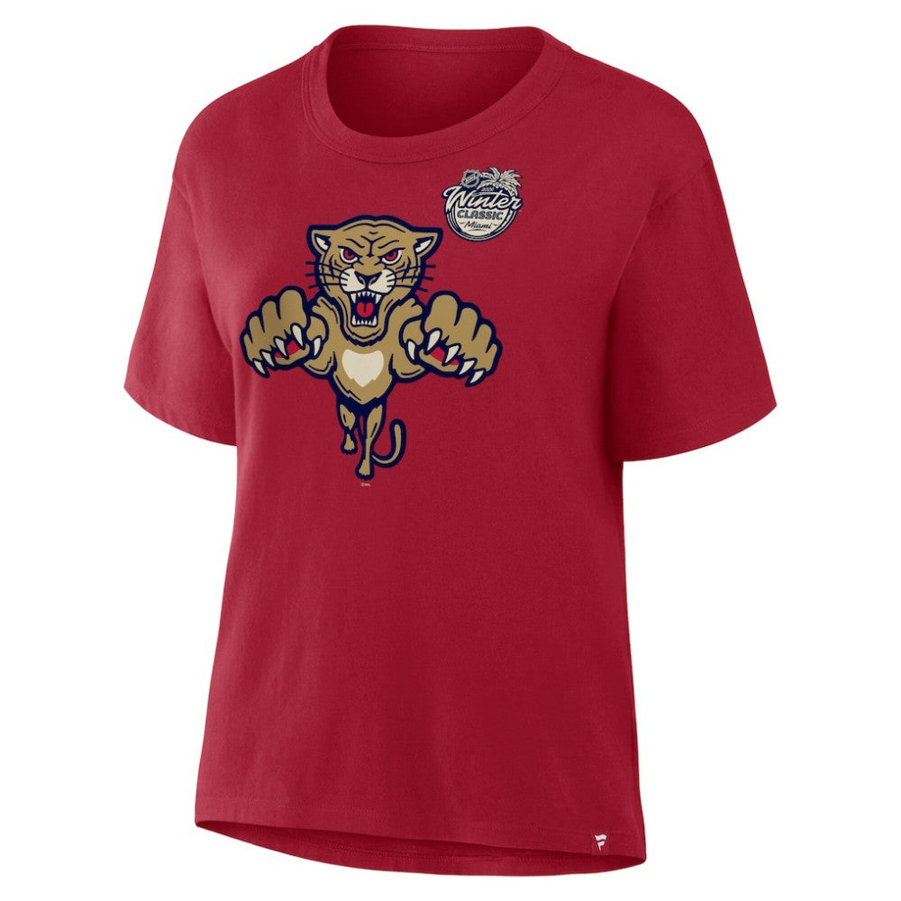 Florida Panthers Fanatics Women's 2026 NHL Winter Classic T-Shirt - Red - NHL