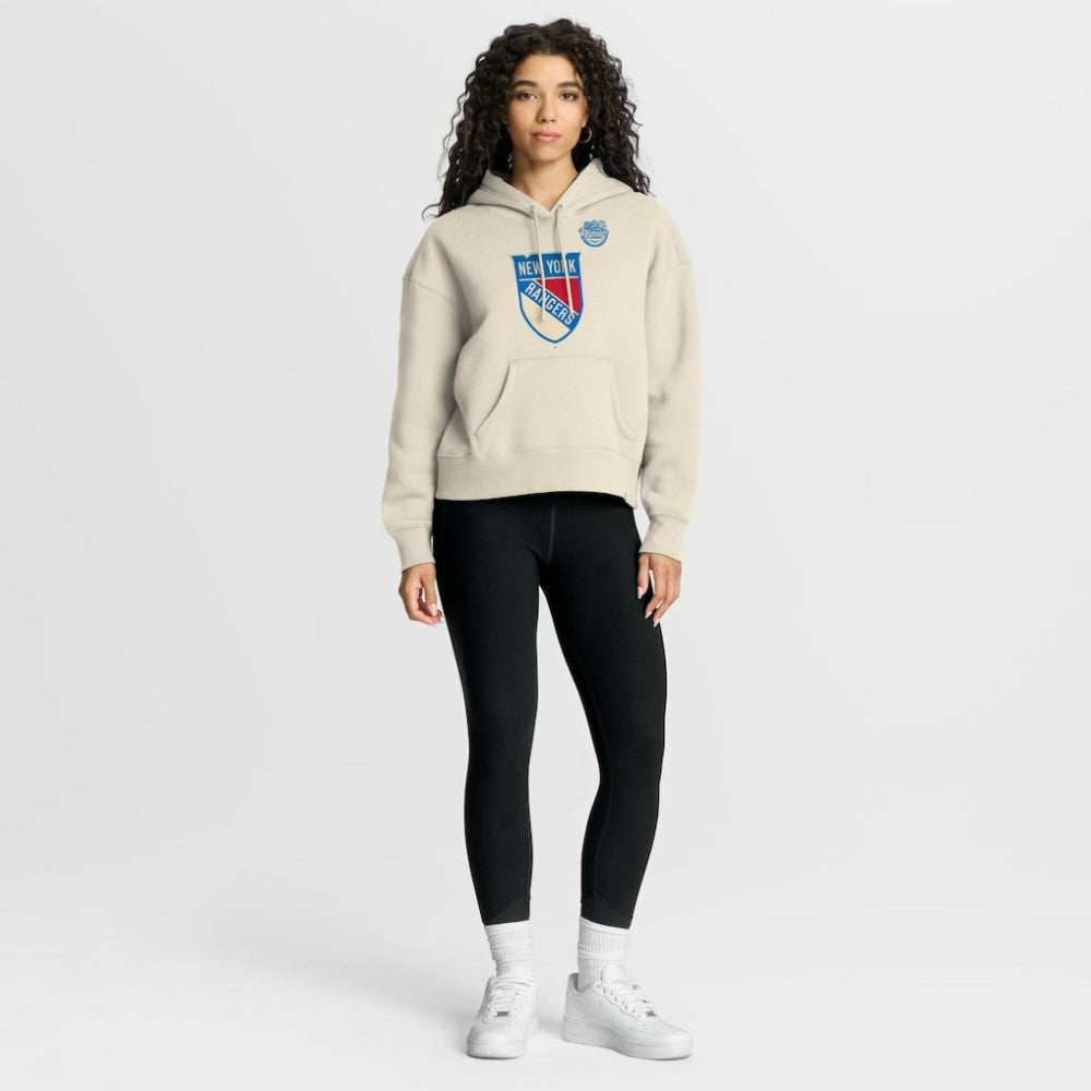 New York Rangers Fanatics Women's 2026 NHL Winter Classic Hoodie - Cream - NHL