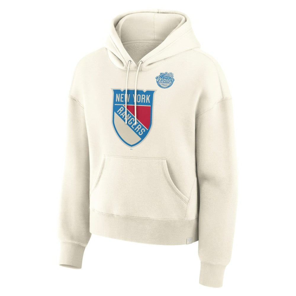 New York Rangers Fanatics Women's 2026 NHL Winter Classic Hoodie - Cream - NHL
