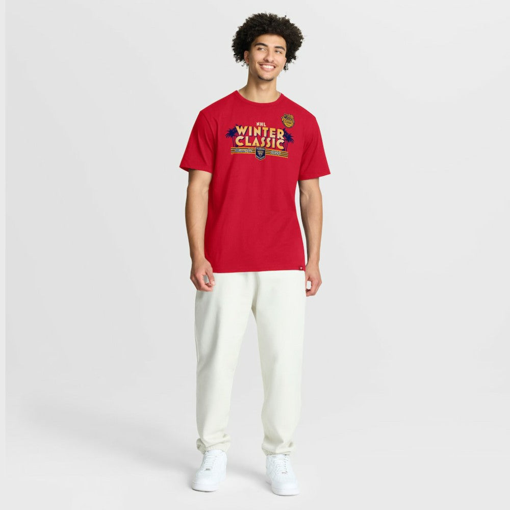 Florida Panthers Fanatics 2026 NHL Winter Classic T-Shirt - Red - NHL