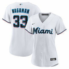 Eric Wagaman Miami Marlins Nike Women's Home Replica Jersey - MLB