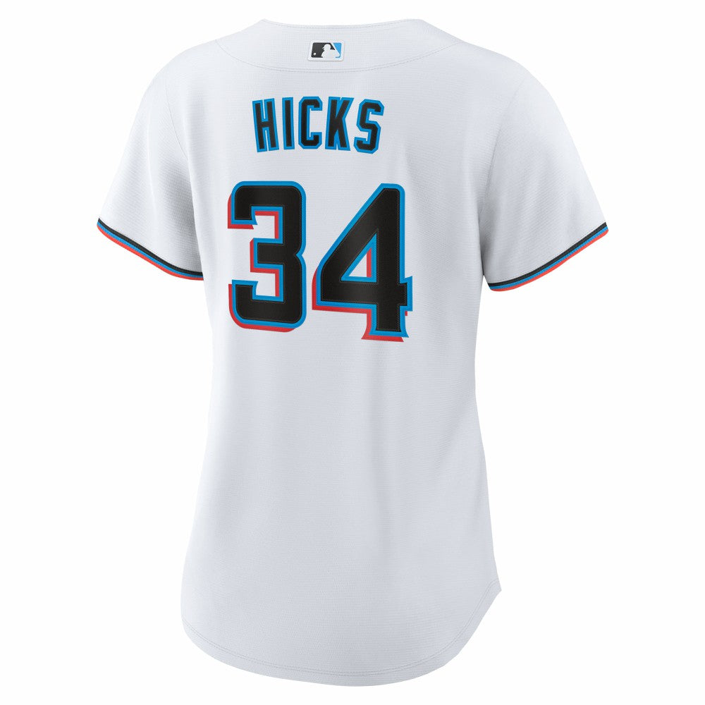 Liam Hicks Miami Marlins Nike Women's Home Replica Jersey - MLB