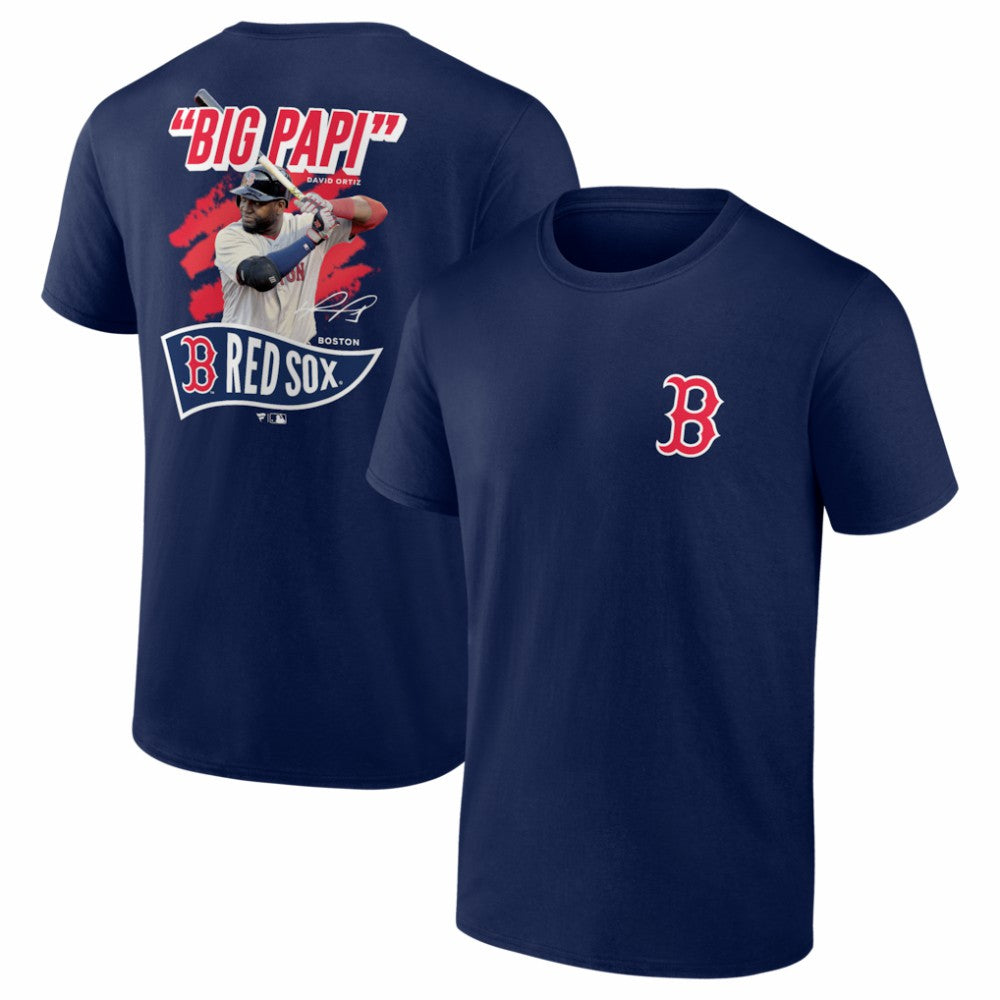 David Ortiz Boston Red Sox Fanatics Retired Player Nickname Name & Number T-Shirt - MLB