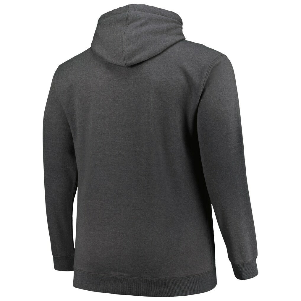 Jacksonville Jaguars Big & Tall Pullover Hoodie Heather Charcoal | Fanatics