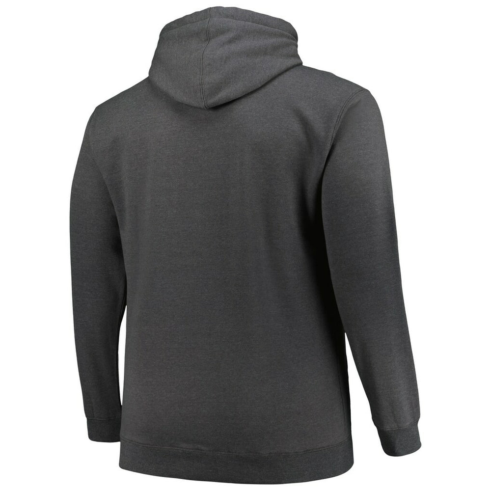 Jacksonville Jaguars Big & Tall Pullover Hoodie Heather Charcoal | Fanatics