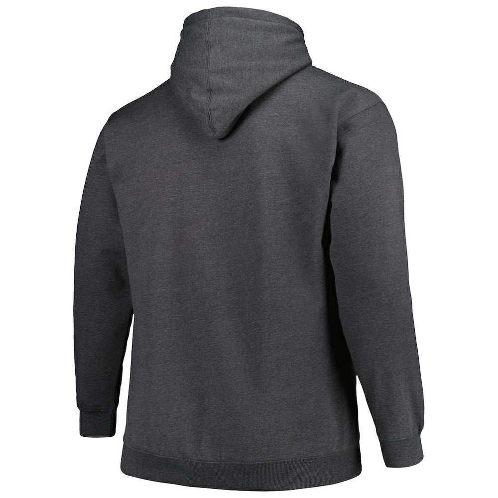 Carolina Panthers Big & Tall Pullover Hoodie Heather Charcoal | Fanatics