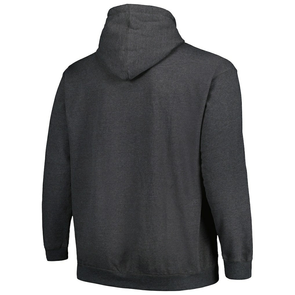 Seattle Seahawks Big & Tall Pullover Hoodie Heather Charcoal | Fanatics