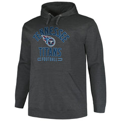 Tennessee Titans Big & Tall Pullover Hoodie Heather Charcoal | Fanatics