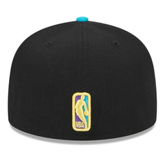 Brooklyn Nets Arcade Scheme 59FIFTY Fitted Hat Black/Turquoise - NBA