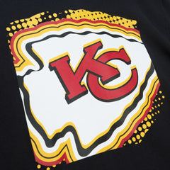Kansas City Chiefs Gridiron Classics Big Face 7.0 Pullover Hoodie Black | Mitchell & Ness