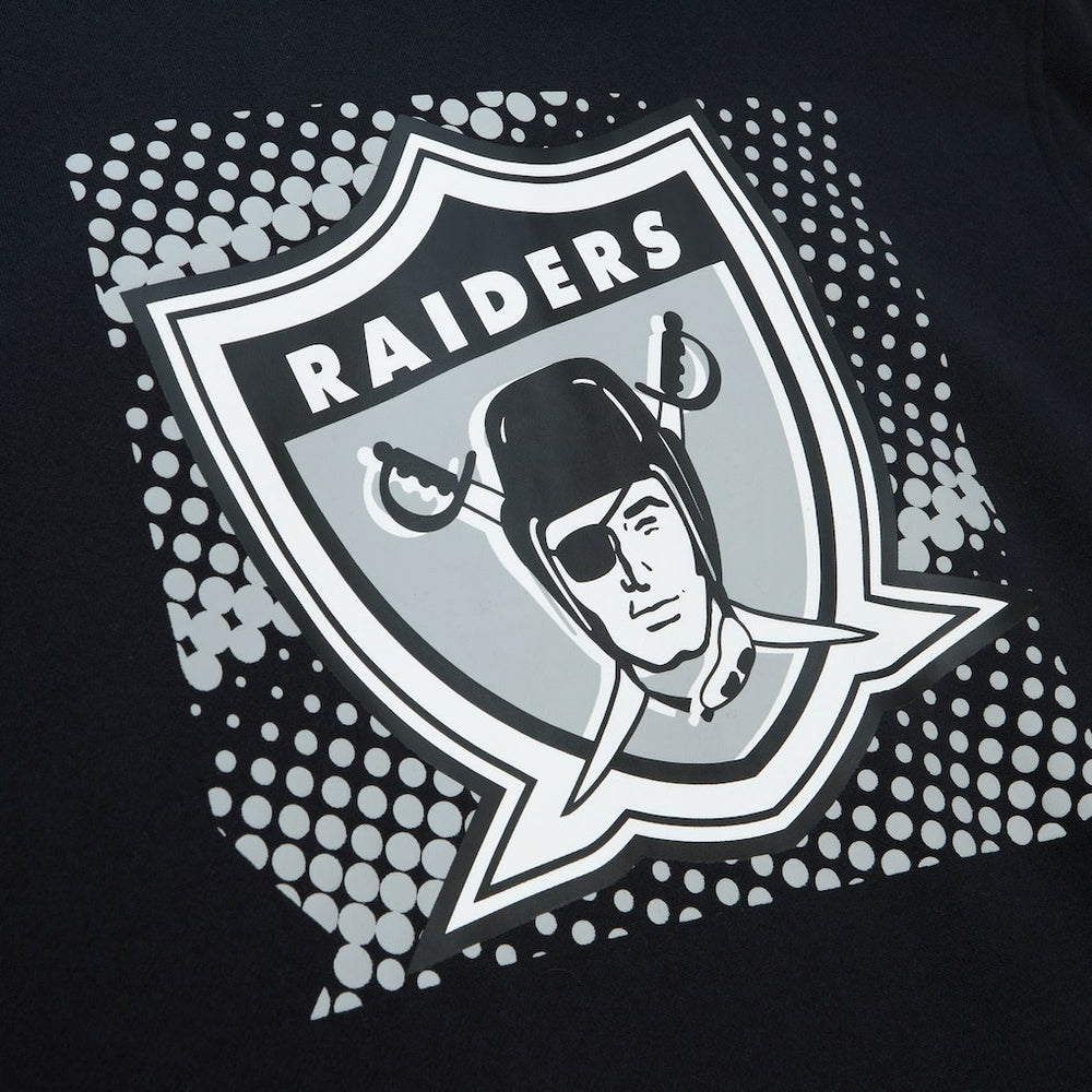 Las Vegas Raiders Gridiron Classics Big Face 7.0 Pullover Hoodie Black | Mitchell & Ness