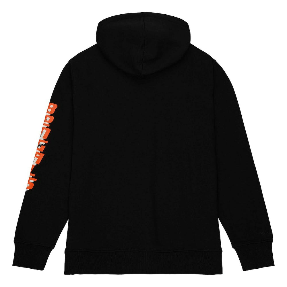 Cincinnati Bengals Gridiron Classics Big Face 7.0 Pullover Hoodie Black | Mitchell & Ness