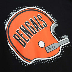 Cincinnati Bengals Gridiron Classics Big Face 7.0 Pullover Hoodie Black | Mitchell & Ness