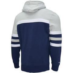 Dallas Cowboys Head Coach Pullover Hoodie Navy/Heather Gray | Mitchell & Ness