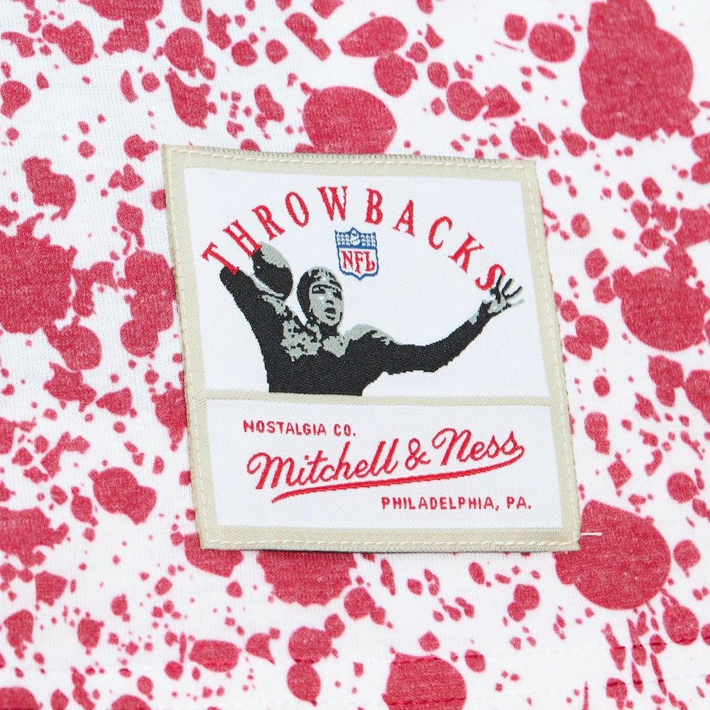 Arizona Cardinals Team Burst Sublimated T-Shirt White | Mitchell & Ness