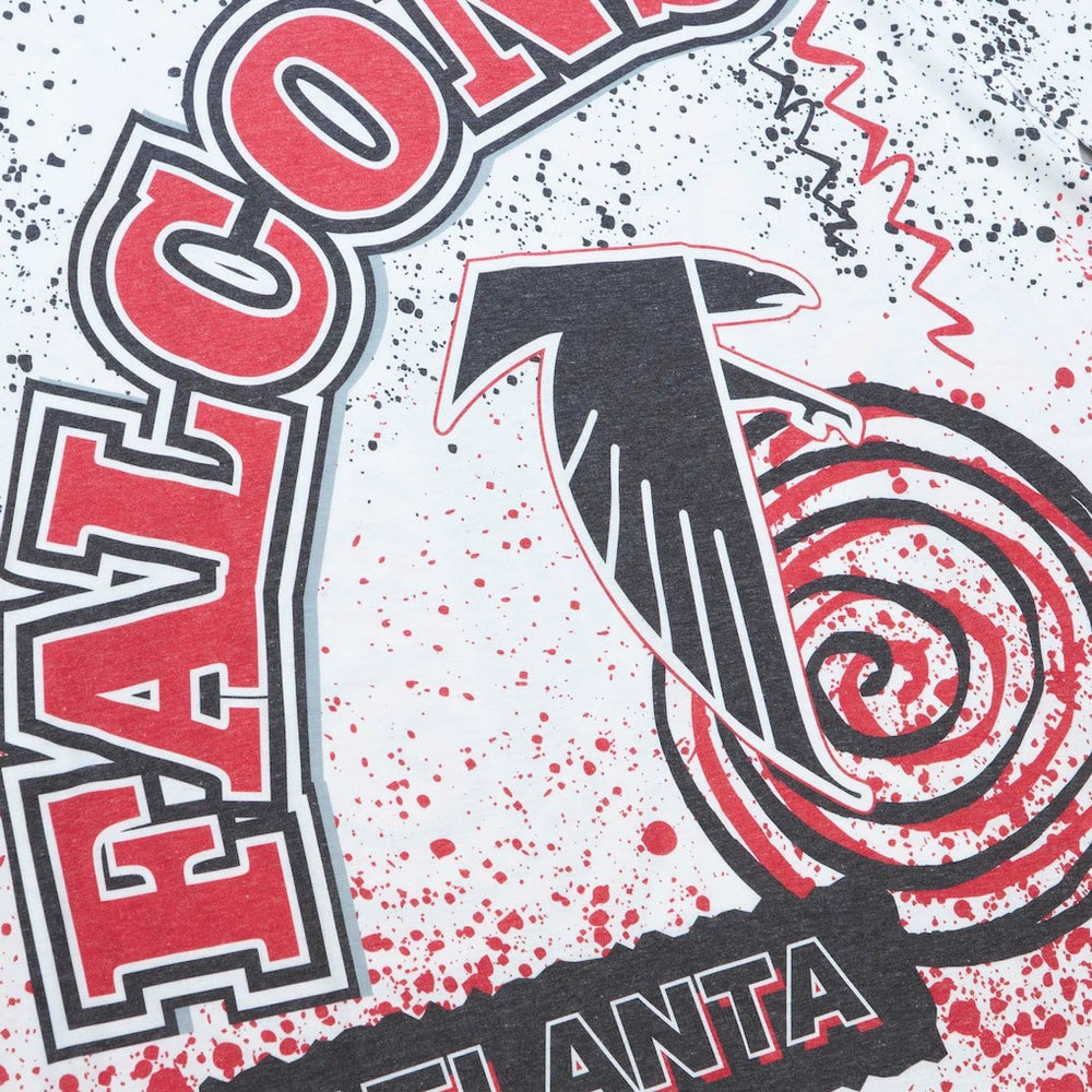 Atlanta Falcons Team Burst Sublimated T-Shirt White | Mitchell & Ness