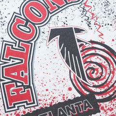 Atlanta Falcons Team Burst Sublimated T-Shirt White | Mitchell & Ness