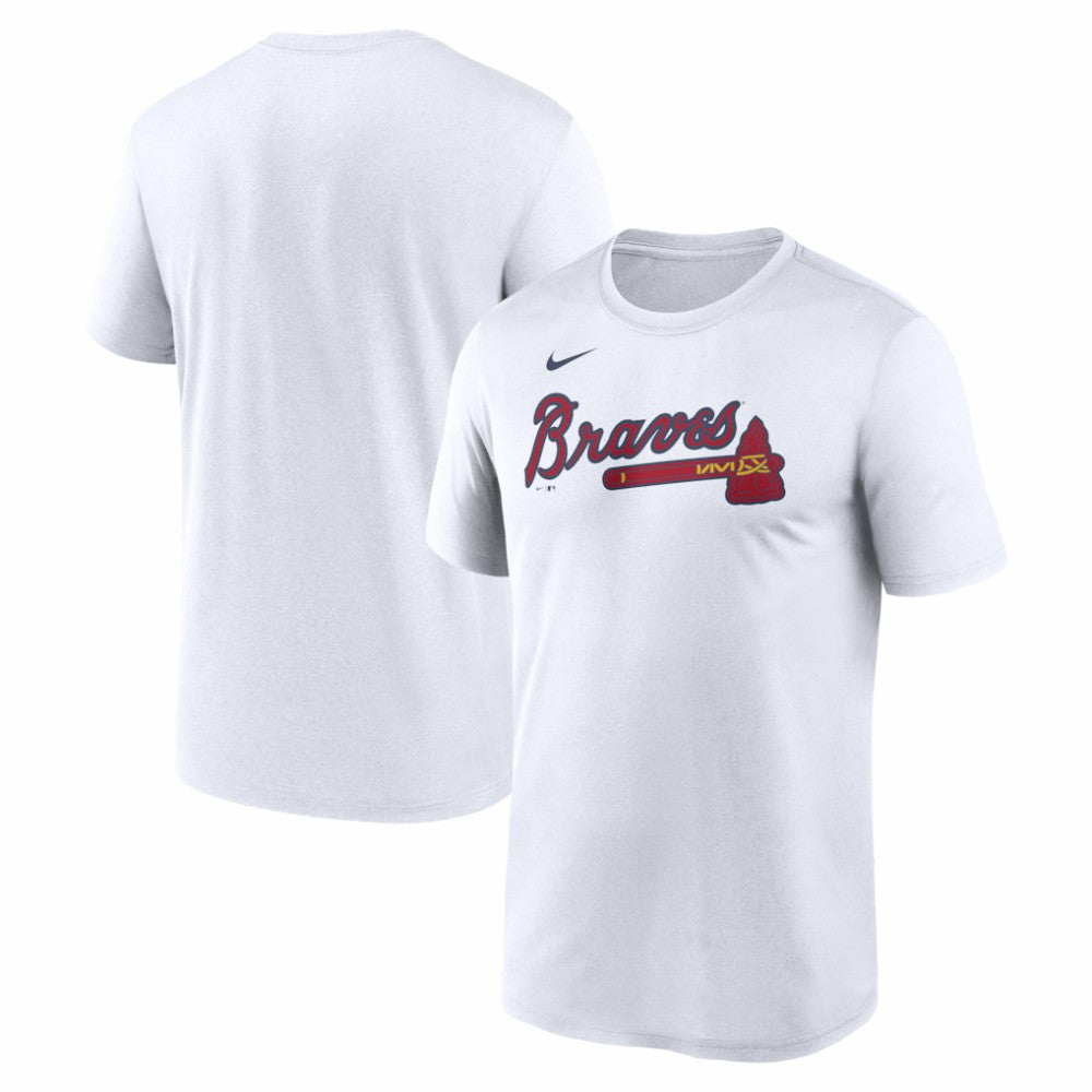 Atlanta Braves Nike New Legend Wordmark Dri-FIT T-Shirt - MLB