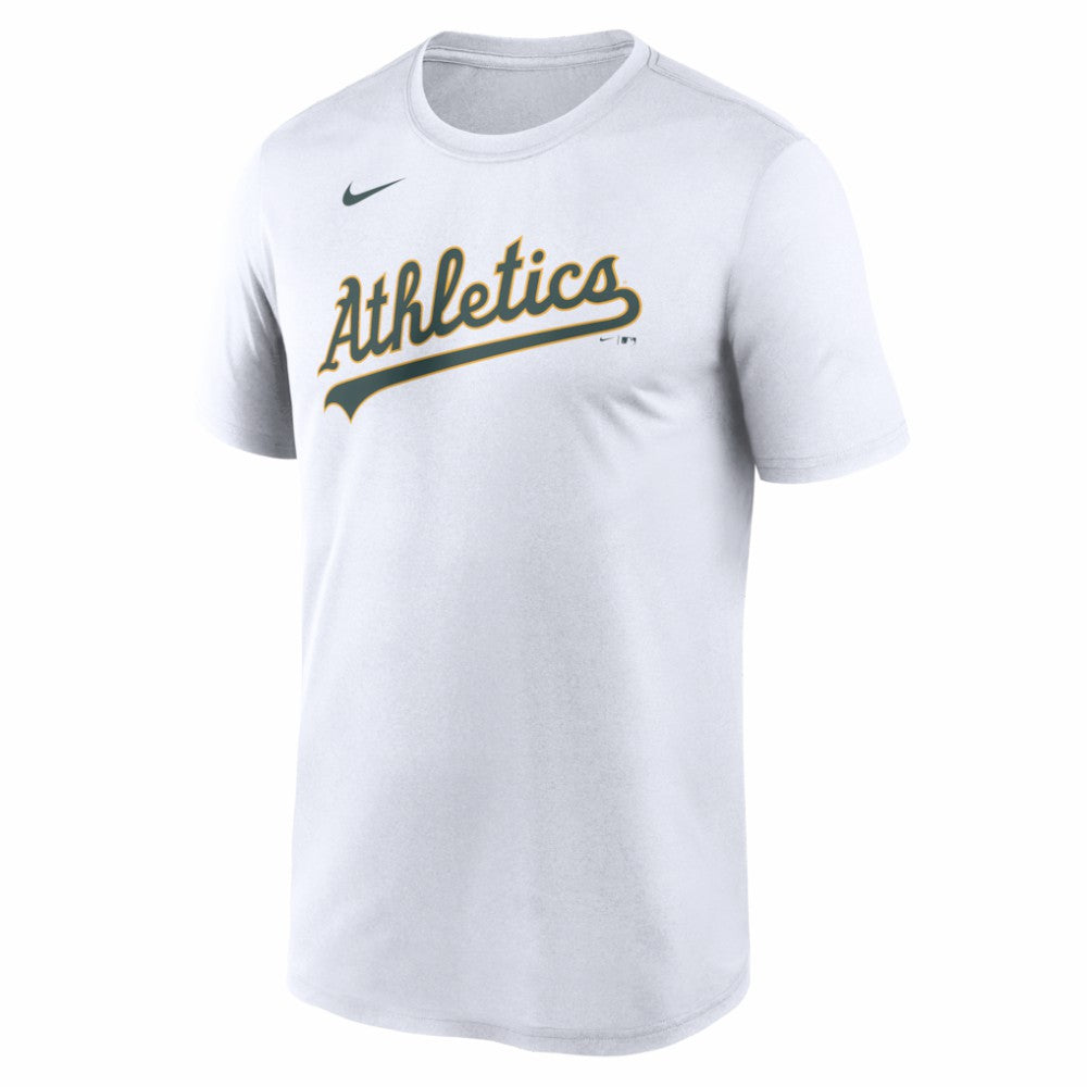 Athletics Nike New Legend Wordmark Dri-FIT T-Shirt - MLB