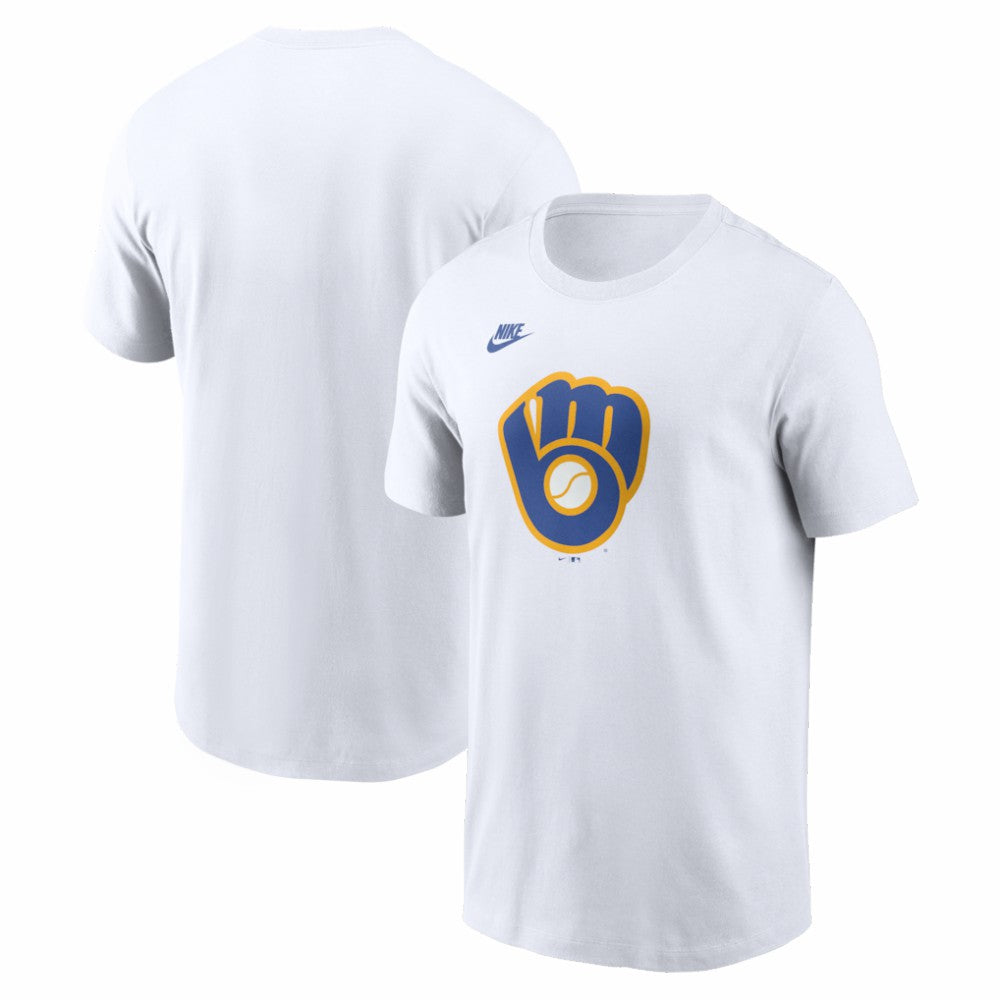 Milwaukee Brewers Nike Cooperstown Collection Logo T-Shirt - MLB