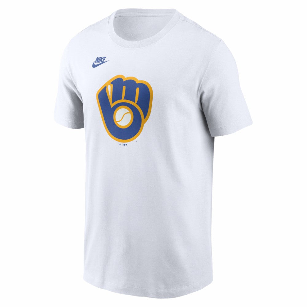 Milwaukee Brewers Nike Cooperstown Collection Logo T-Shirt - MLB