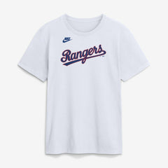 Texas Rangers Nike Cooperstown Collection Wordmark T-Shirt - MLB