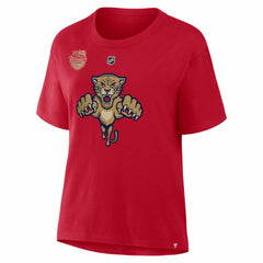 Brad Marchand Florida Panthers Fanatics Women's 2026 NHL Winter Classic Authentic Stack Name & Number T-Shirt - Red - NHL