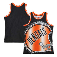 Cincinnati Bengals Big Face 7.0 Fashion Tank Top Black | Mitchell & Ness