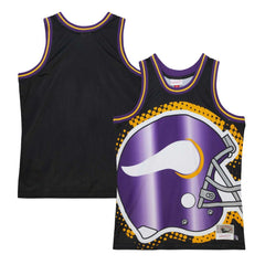 Minnesota Vikings Big Face 7.0 Fashion Tank Top Black | Mitchell & Ness