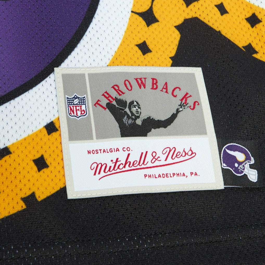 Minnesota Vikings Big Face 7.0 Fashion Tank Top Black | Mitchell & Ness