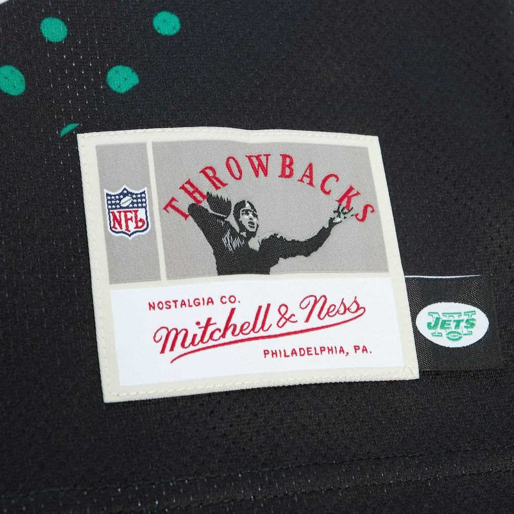New York Jets Big Face 7.0 Fashion Tank Top Black | Mitchell & Ness