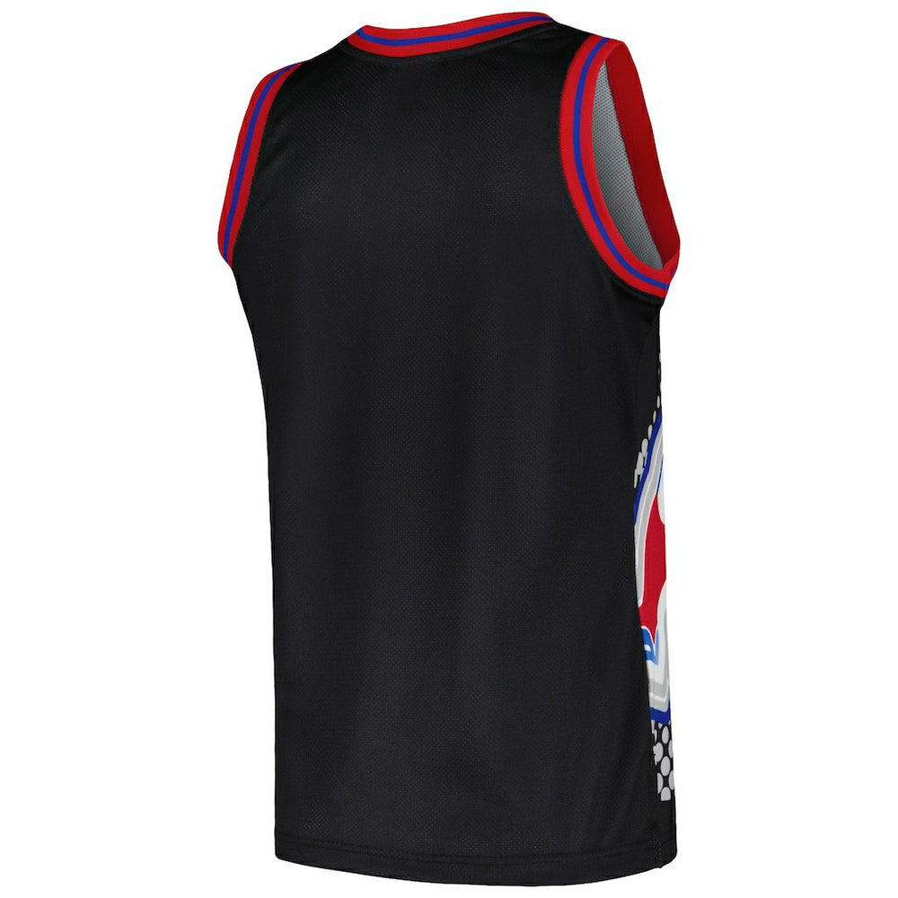 New England Patriots Big Face 7.0 Fashion Tank Top Black | Mitchell & Ness