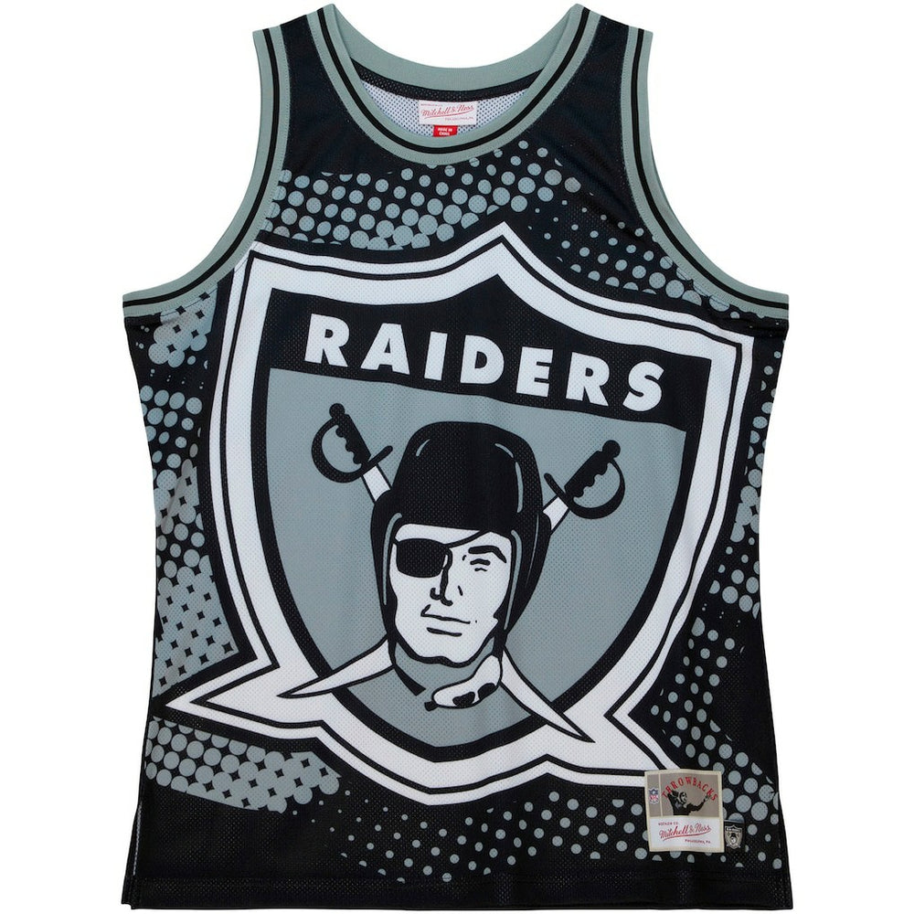 Las Vegas Raiders Big Face 7.0 Fashion Tank Top Black | Mitchell & Ness
