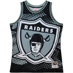 Las Vegas Raiders Big Face 7.0 Fashion Tank Top Black | Mitchell & Ness