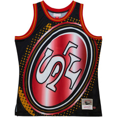 San Francisco 49ers Big Face 7.0 Fashion Tank Top Black | Mitchell & Ness