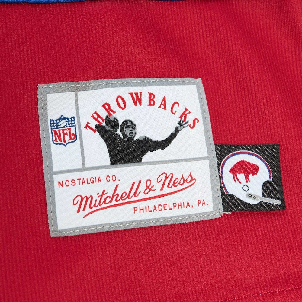 Buffalo Bills Women's Big Face 7.0 Long Sleeve Jersey T-Shirt Red | Mitchell & Ness