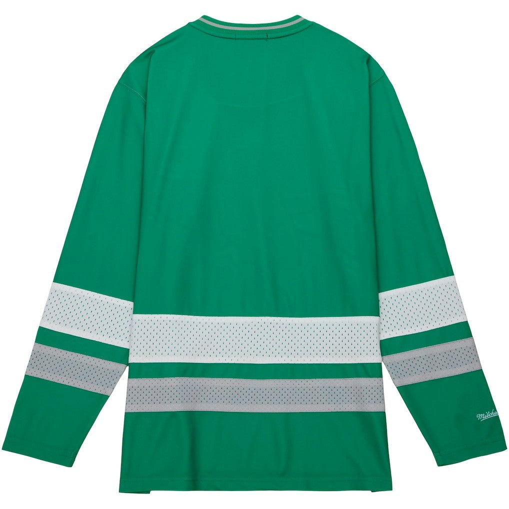Philadelphia Eagles Women's Big Face 7.0 Long Sleeve Jersey T-Shirt Green | Mitchell & Ness