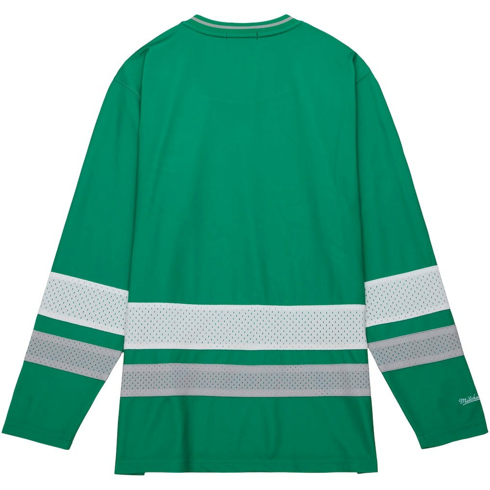 Philadelphia Eagles Women's Big Face 7.0 Long Sleeve Jersey T-Shirt Green | Mitchell & Ness