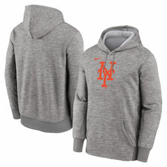 New York Mets Nike Primary Logo Therma Hoodie - MLB