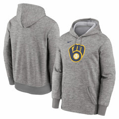 Milwaukee Brewers Nike Primary Logo Therma Hoodie - MLB