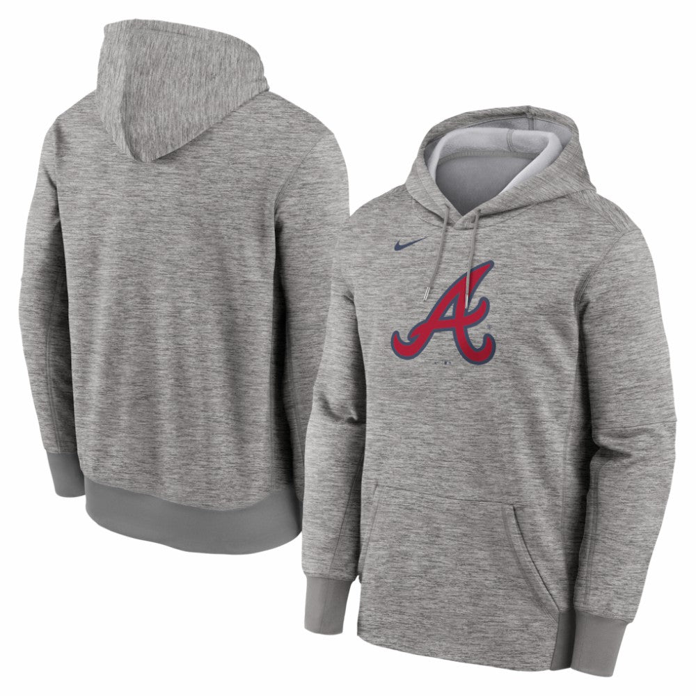 Atlanta Braves Nike Primary Logo Therma Hoodie - MLB