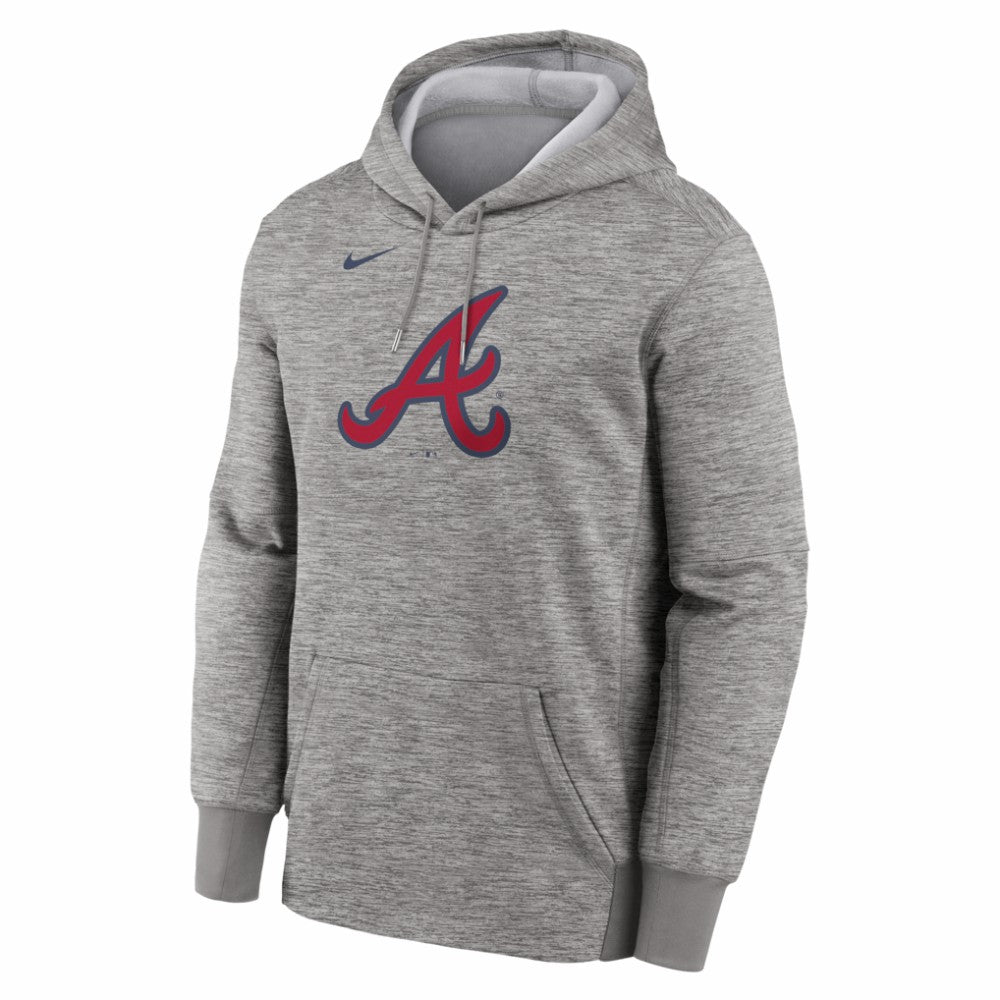 Atlanta Braves Nike Primary Logo Therma Hoodie - MLB