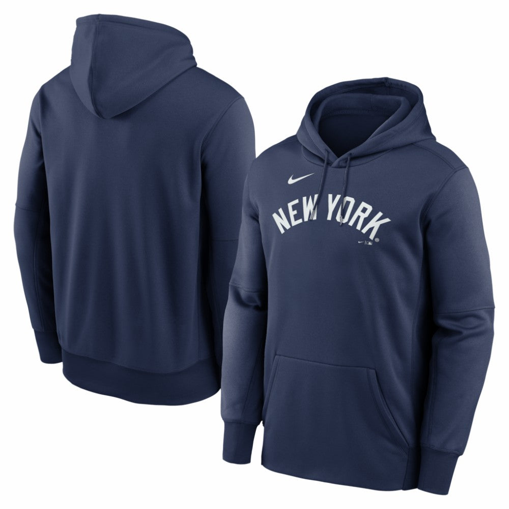 New York Yankees Nike Primary Wordmark Therma Hoodie - MLB
