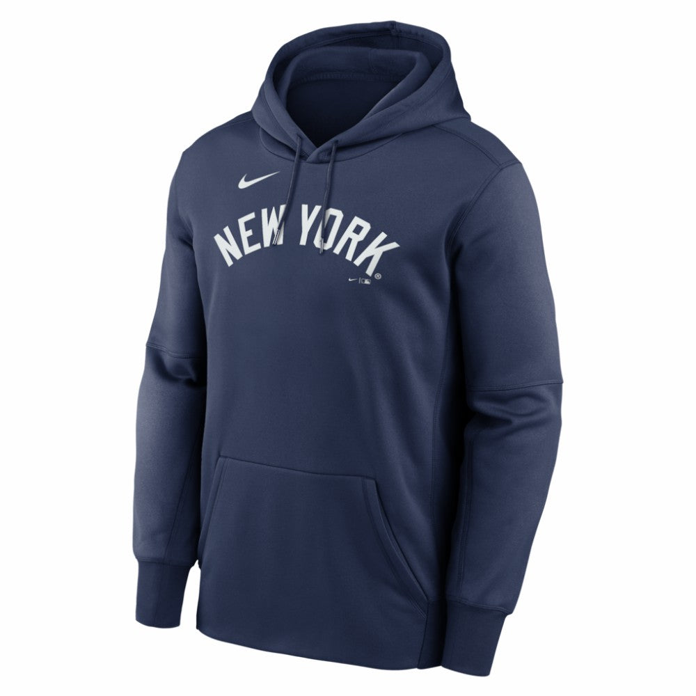 New York Yankees Nike Primary Wordmark Therma Hoodie - MLB