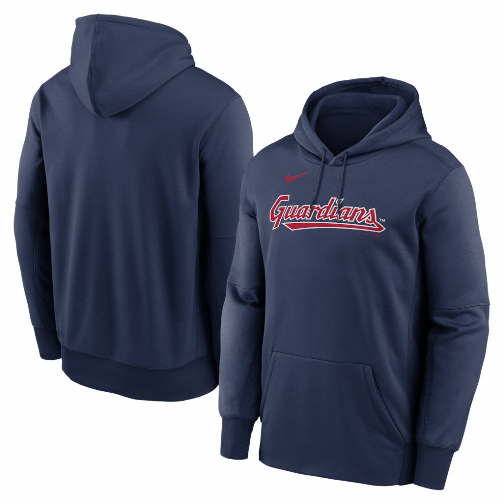 Cleveland Guardians Nike Primary Wordmark Therma Hoodie - MLB