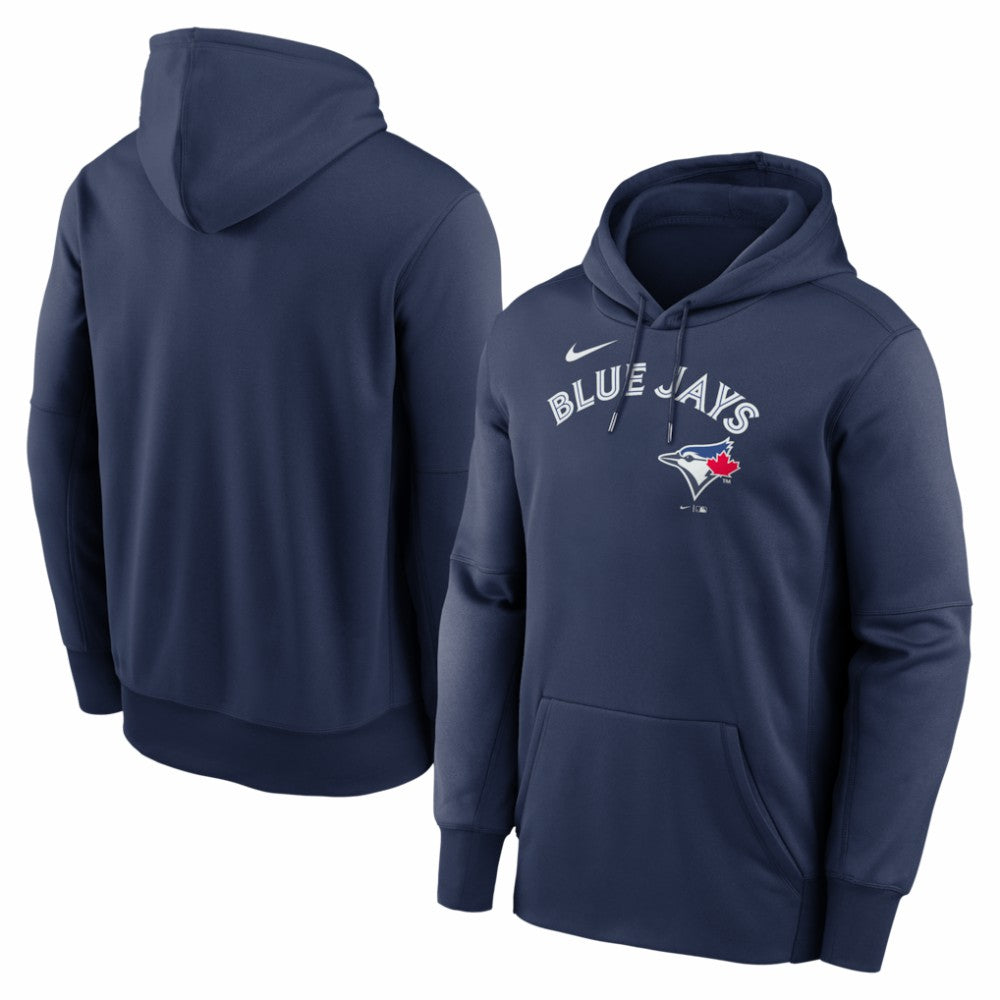 Toronto Blue Jays Nike Primary Wordmark Therma Hoodie - MLB