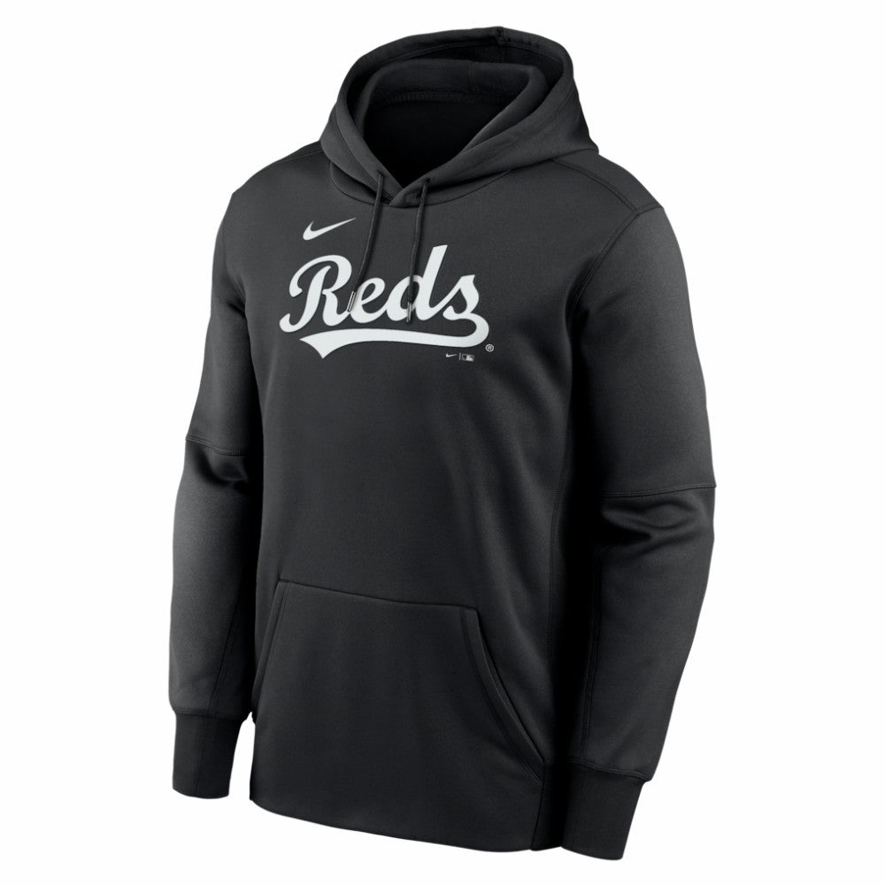 Cincinnati Reds Nike Primary Wordmark Therma Hoodie - MLB