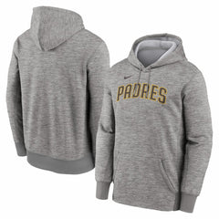 San Diego Padres Nike Primary Wordmark Therma Hoodie - MLB