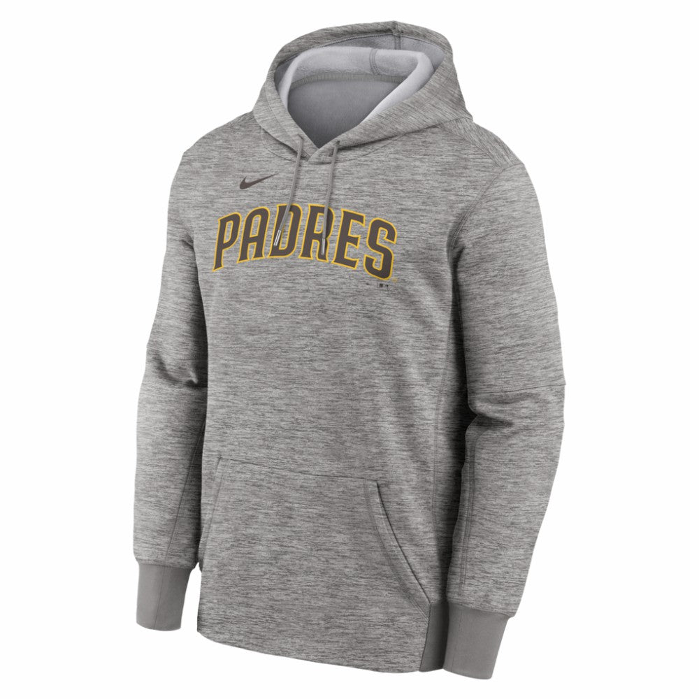 San Diego Padres Nike Primary Wordmark Therma Hoodie - MLB